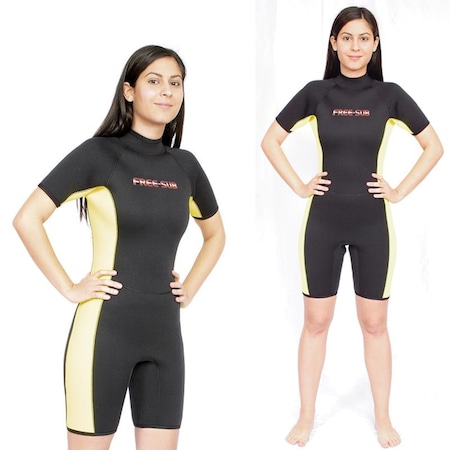 Free-Sub 3Mm Kadın Shorty - (Kısa) Sörf & Dalış Elbisesi