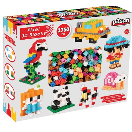 Pilsan 03-616 Pıxel 3D Bloklar 1750 Parça