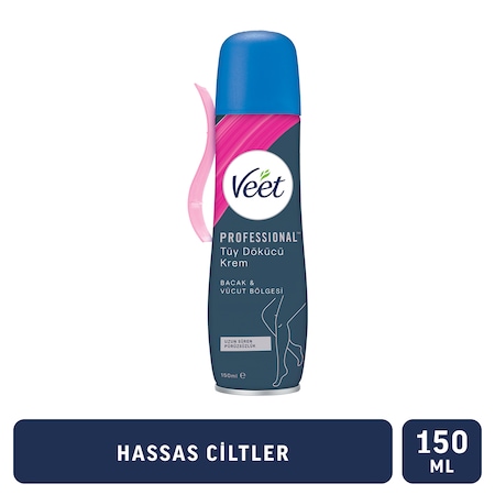 Veet Hassas Ciltler için Tüy Dökücü Krem Sprey 150 ML