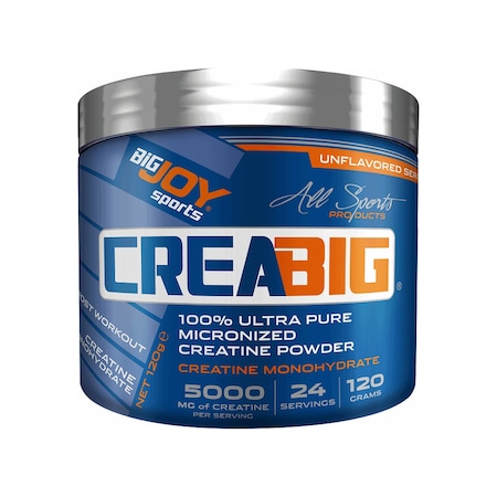 Big Joy Crea Big Micronized Creatine Powder 120 Gr Aromasız