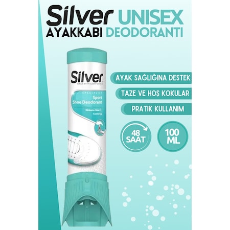 Silver Ayakkabı Deodorantı Koku Giderici Sprey