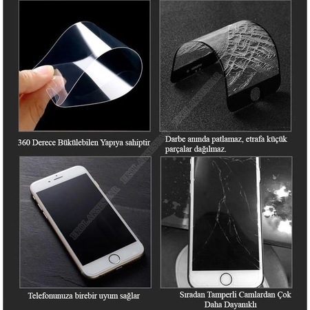 Samsung J6 Plus Ekran Koruyucu Esnek Flexible Nano Kırılmaz Cam Istemiyorum