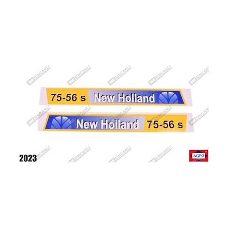 New Holland 75-56 S Yan Yazı Takımı