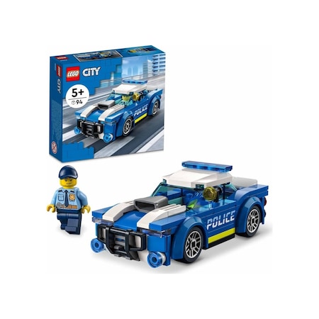 LEGO® City Polis Arabası 60312 5+ Yaratıcı Oyuncak Yapım Seti - 94 Parça