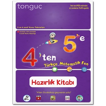 Tonguç 4 Ten 5 E Tüm Dersler Hazırlık Kitabı