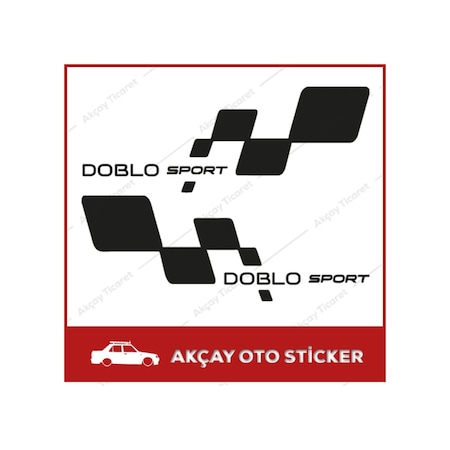 Fiat Doblo Sticker Takım Set Doblo Sport Sticker Fiat Oto Sticker