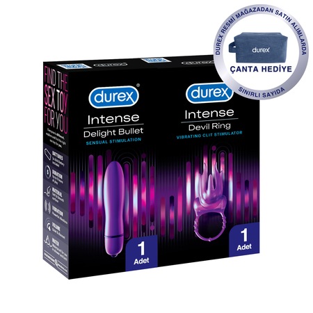 Durex Intense Vibe Bullet +Devil Ring Titreşimli Halka