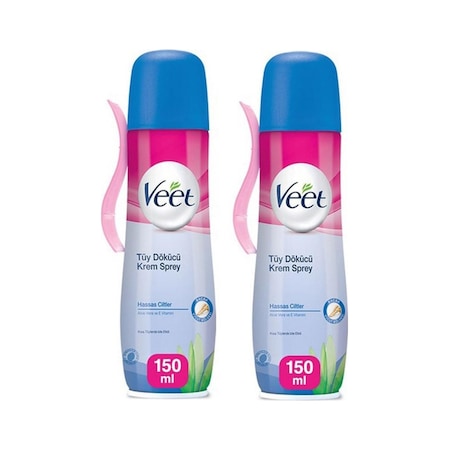 Veet Tüy Dökücü Sprey Krem Hassas Ciltler 150ML / 2 Adet