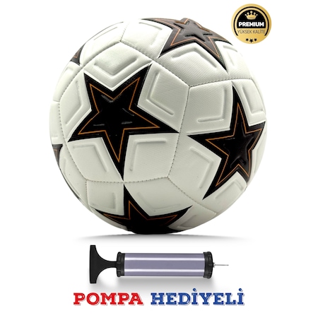 Futbol Topu Şampiyonlar Ligi Beton Ve Çim Zemin Pompa Hediyeli