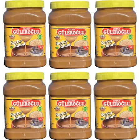 Bozkır Güleroğlu Çifte Kavrulmuş Bozkır Tahini 6’lı Set (6x800gr)