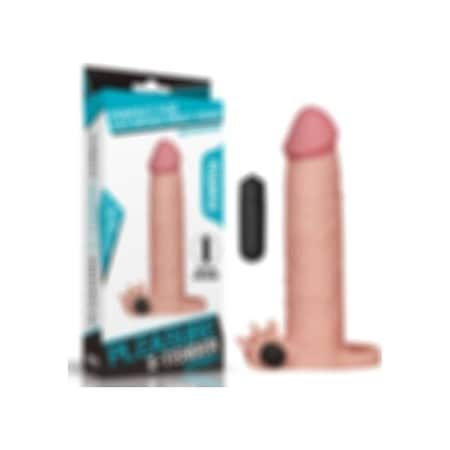 Hızlı Express Lovetoy X-Tender 8 CM Dolgulu Titreşimli Realistik Penis Kılıfı Halka 20 CM