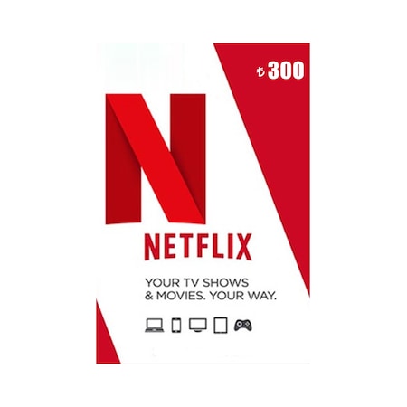 Netflix Hediye Kartı 300 TL