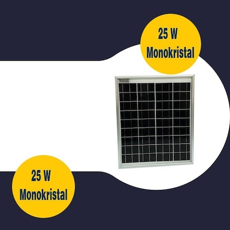 Gesper Energy 25W 36 Hücre 12V Monokristal Güneş Paneli