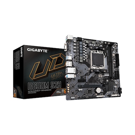 Gigabyte B650M S2H AMD B650 6400 MHz (OC) DDR5 Soket AM5 mATX Anakart