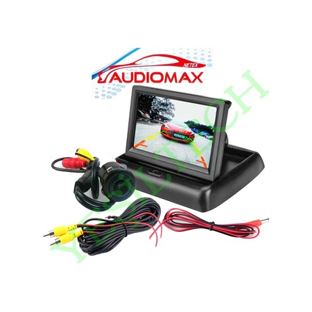 Audiomax Katlanır 4.3 İnch Ekran+Geri Vites Kamerası