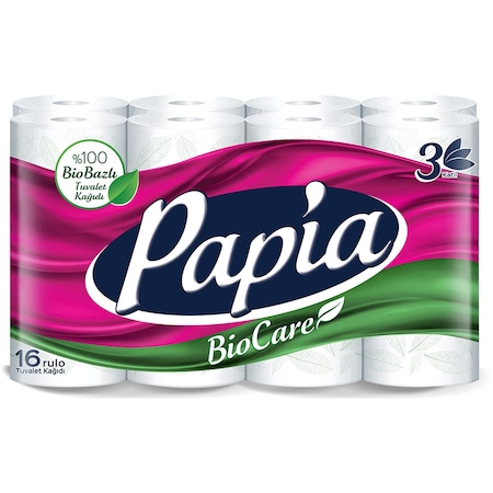 Papia Biocare Tuvalet Kağıdı 16'lı