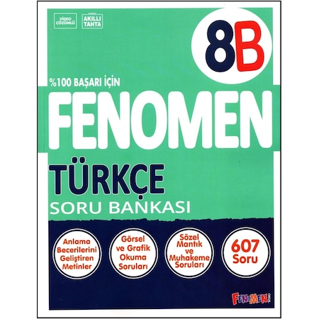 Fenomen 8. Sınıf Lgs Türkçe Soru Bankası B