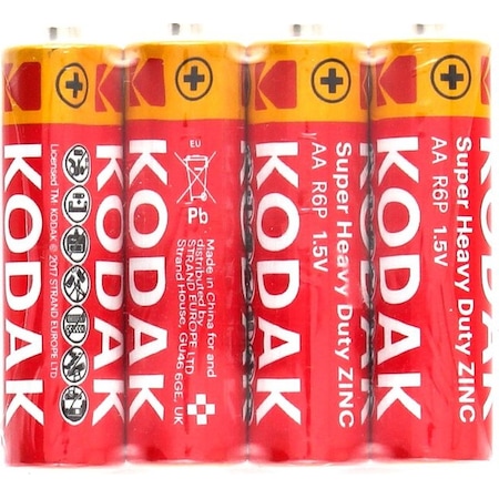 Kodak AA Pil Super Heavy Duty Çinko Karbon Kalem Pil 60 adet