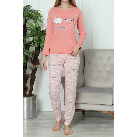 Kadın Pijama Takımı Pamuklu Mercan 12004 R13