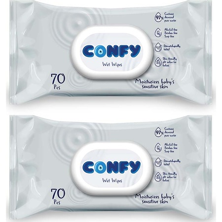 Confy Premium Sensitive Islak Mendil 2 X 70'Li