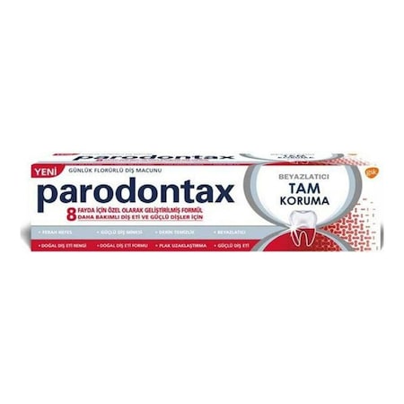 Parodontax Tam Koruma Beyazlatıcı Diş Macunu 75 ML x 2