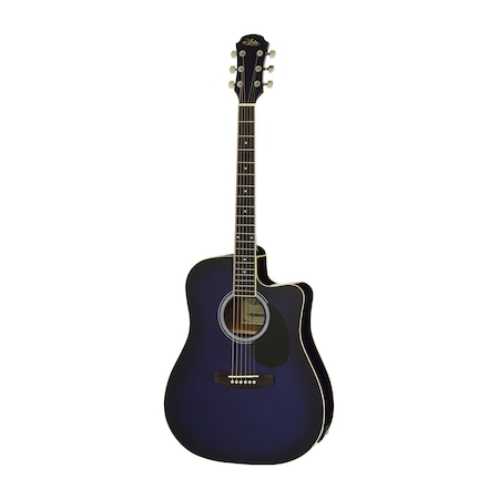 Aria Awn15cebls Cutaway Elektro Akustik Gitar