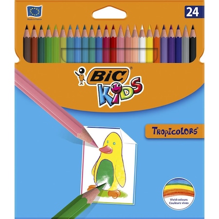 Bic Kids Tropicolors Kuru Boya Kalemi 24'lü