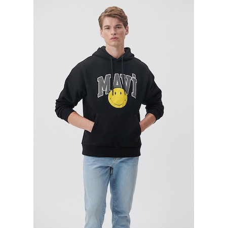 Mavi - Mavi X Smiley Siyah Sweatshirt 0S10060-70087