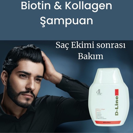 D-Line Laboratories Biotin & Collagen Şampuan 2 x 150 ML