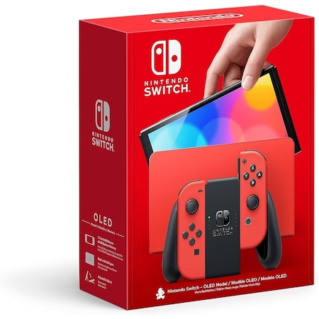 Nintendo Switch OLED Mario Red Edition Oyun Konsolu (İthalatçı Garantili)