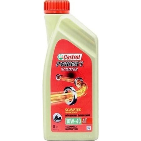 Castrol Power 1 Scooter 10W-40 4T Motosiklet Yağı 1 L