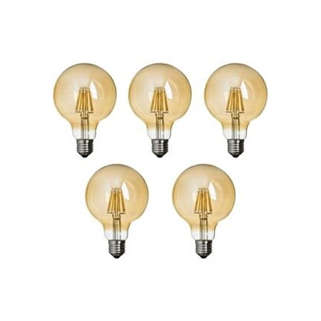 Orbus G95 6w Filament Bulb Amber E27 Ra80 220- 240v/50hz 2200 K 5