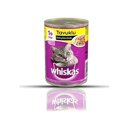 Whiskas Tavuklu Konserve Yetişkin Kedi Maması 12 x 400 G