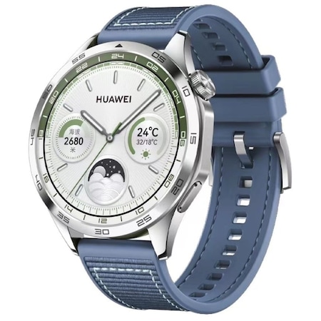 Sones Huawei Watch Gt4 46mm Naylon Hibrit Örgü Silikon Saat Kordonu, Boyut: 22mm