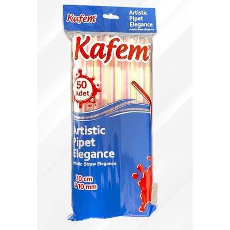 Kafem Artistik Pipet Elegance 30 CM Q10 MM 5 x 50'li