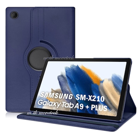 Samsung Uyumlu Galaxy Tab A9 Plus 11 Inç Tablet Kılıf 360 Dönen Sm-x210