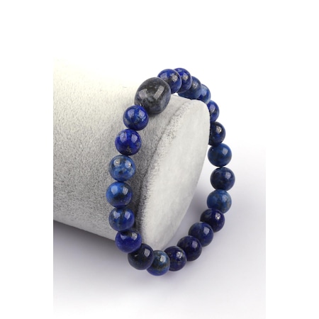 Lapis Lazuli Doğal Taş Bileklik 8 mm Küre Kesim