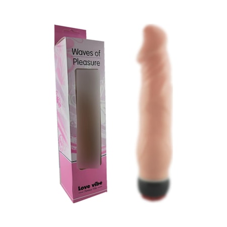 Truva Shop Waves 19 Cm Titreşimli Süper Realistik Vibratör Kalın Penis Dildo