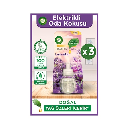 Air Wick Elektrikli Oda Kokusu Yedek Şişe Lavanta x 3