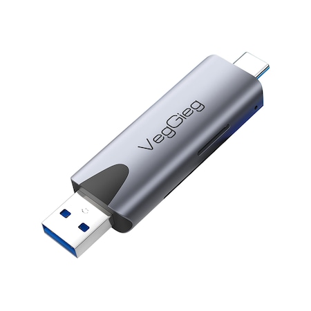 VegGieg Type-c ve Usb 3.0 SD Micro SD TF Kart Okuyucu