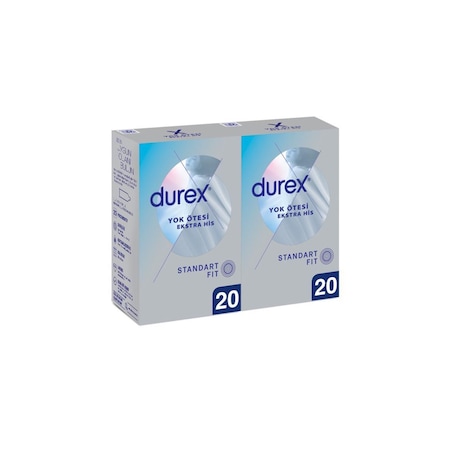 Durex Yok Ötesi Ekstra His İnce Prezervatif 20'li x 2