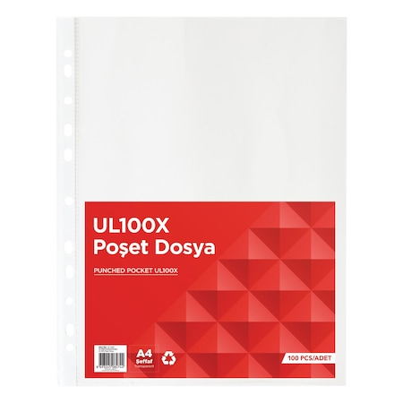 Norex UL100X A4 Poşet Dosya 3000'li Paket