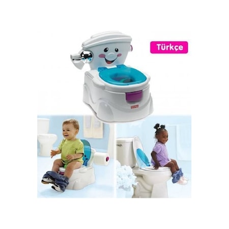 Fisher-Price Eğitici Eğlenceli Tuvalet Türkçe Tuvalet Eğitimi BMD23