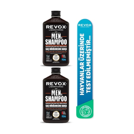 Revox Men Saç Dökülmesine Karşı Şampuan 2 x 400 ML