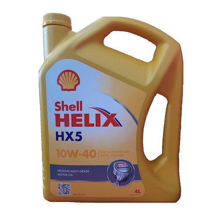 Shell Helix HX5 10W-40 Apı SP/CF Motor Yağı 4 L