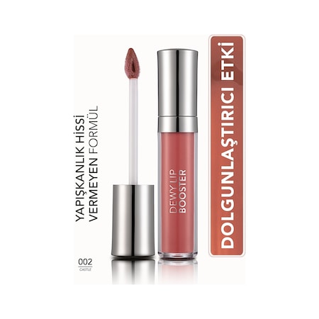 Flormar Dewy Lip Booster Dudak Dolgunlaştırıcı Gloss 002 Castle