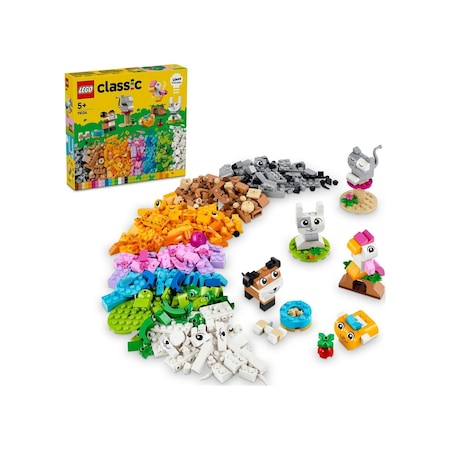 LEGO® Classic Yaratıcı Evcil Hayvanlar 11034 5+ Yaratıcı Oyuncak Yapım Seti - 450 Parça