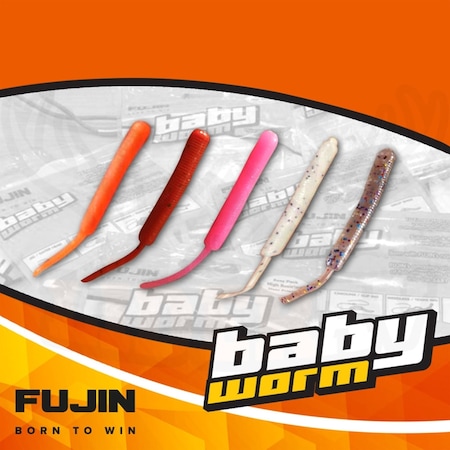 Fujin Baby Worm 5,2Cm Kokulu Floating Lrf Silikonu