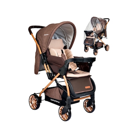 Baby Home Bh-780 Gold Zigi Çift Yönlü Bebek Arabası