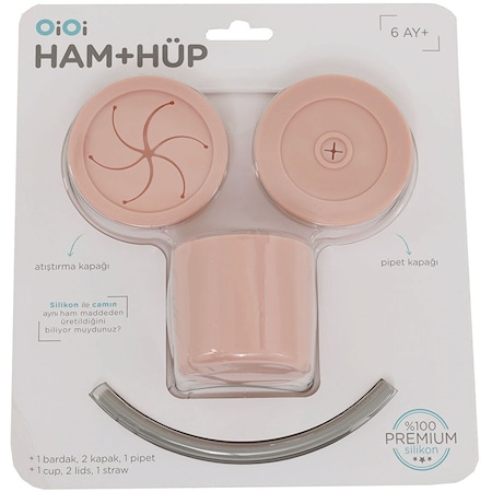 Oioi Ham + Hüp Pinky Pink / Powder Grey OIO-1100108